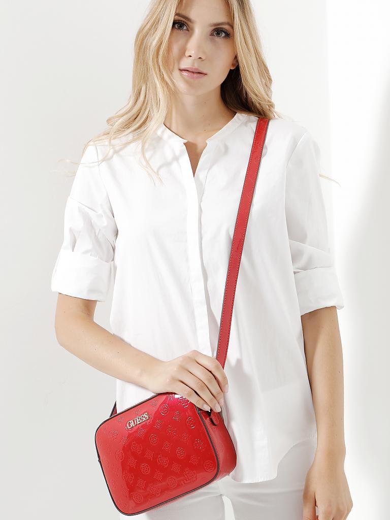 GUESS | Lacktasche - Crossbody "Kamryn" | rot