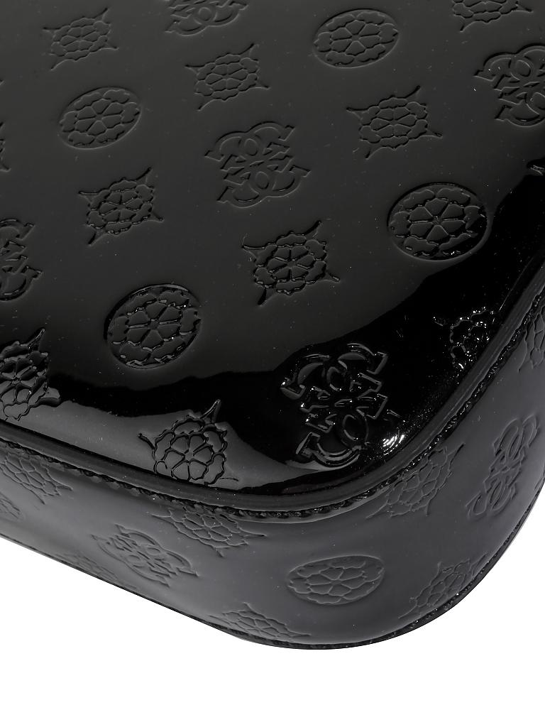 GUESS | Lacktasche - Crossbody "Kamryn" | schwarz