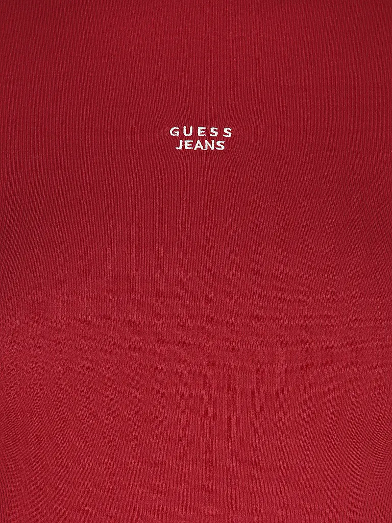 GUESS | Langarmshirt  | dunkelrot