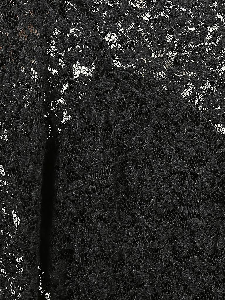 GUESS | Langarmshirt aus Spitze | schwarz