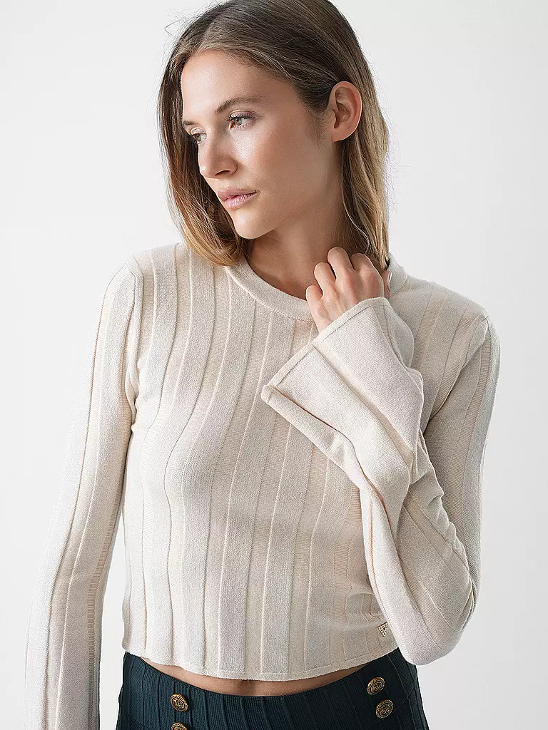 GUESS | Langarmshirt GEMMA | creme