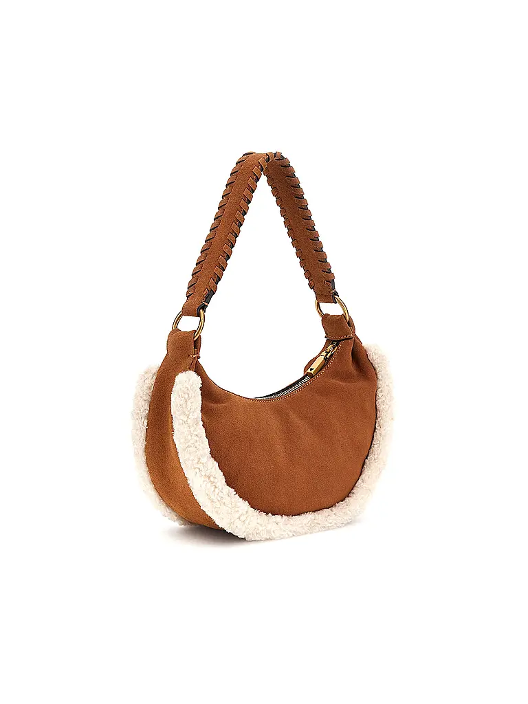 GUESS | Ledertasche - Mini Bag AMITA | Camel