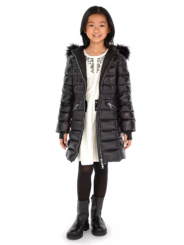 GUESS | Mädchen Daunenmantel  | schwarz