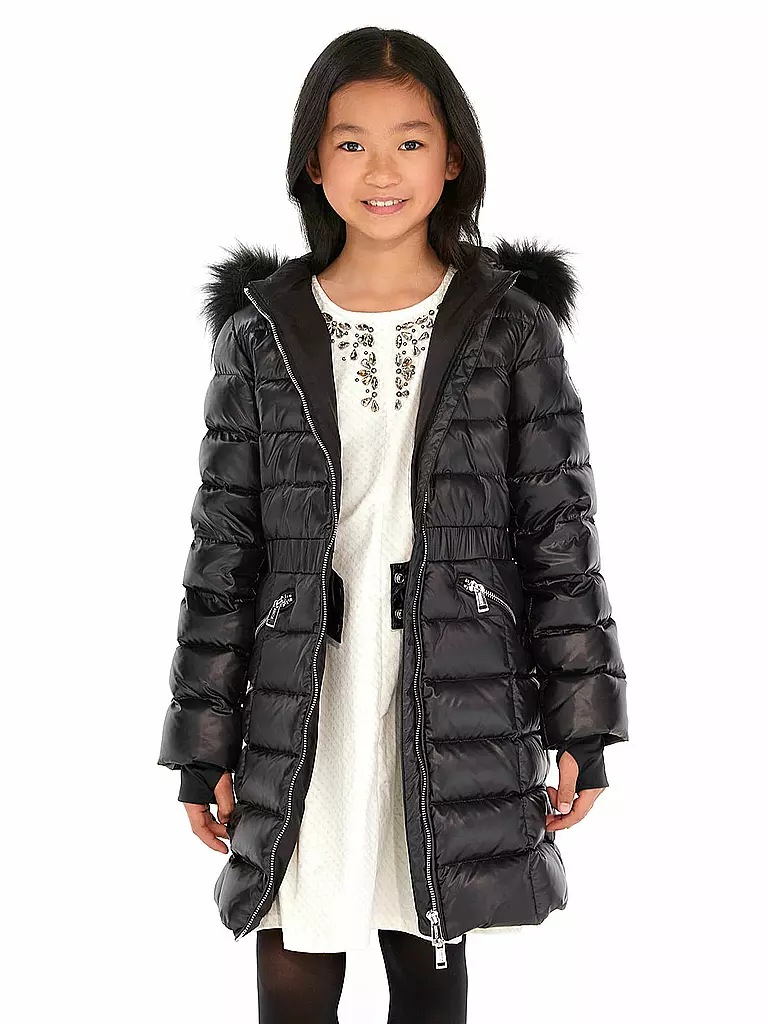 GUESS | Mädchen Daunenmantel  | schwarz