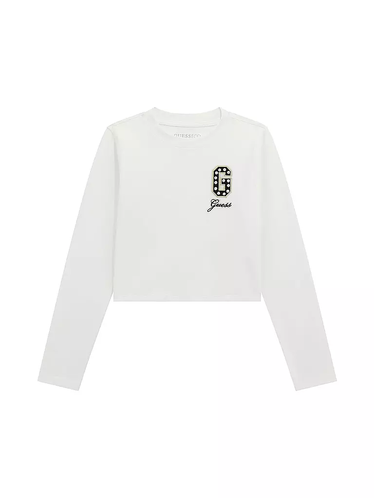 GUESS | Mädchen Langarmshirt  | weiss