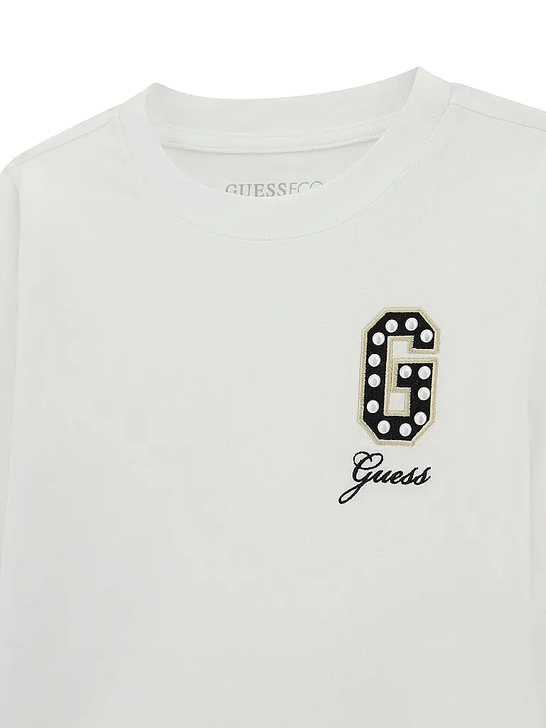 GUESS | Mädchen Langarmshirt  | weiss