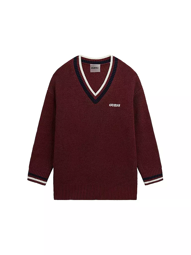 GUESS | Mädchen Pullover | dunkelrot