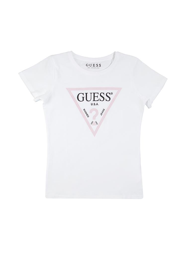 GUESS | Mädchen T-Shirt  | weiß
