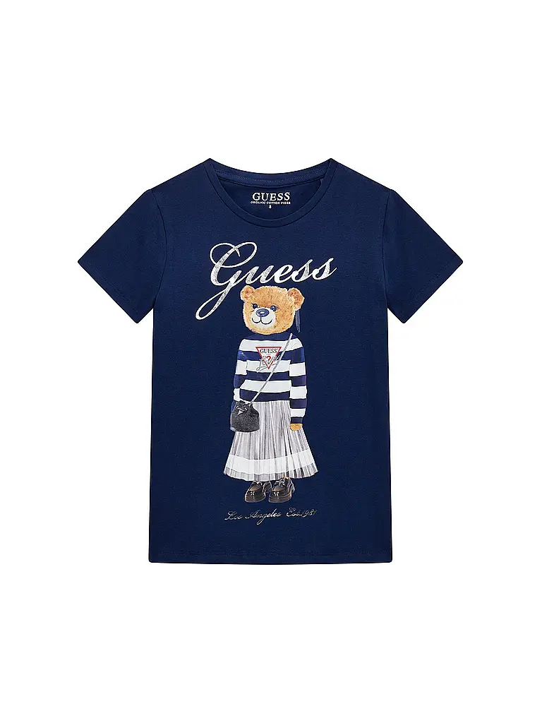 GUESS | Mädchen T-Shirt  | dunkelblau