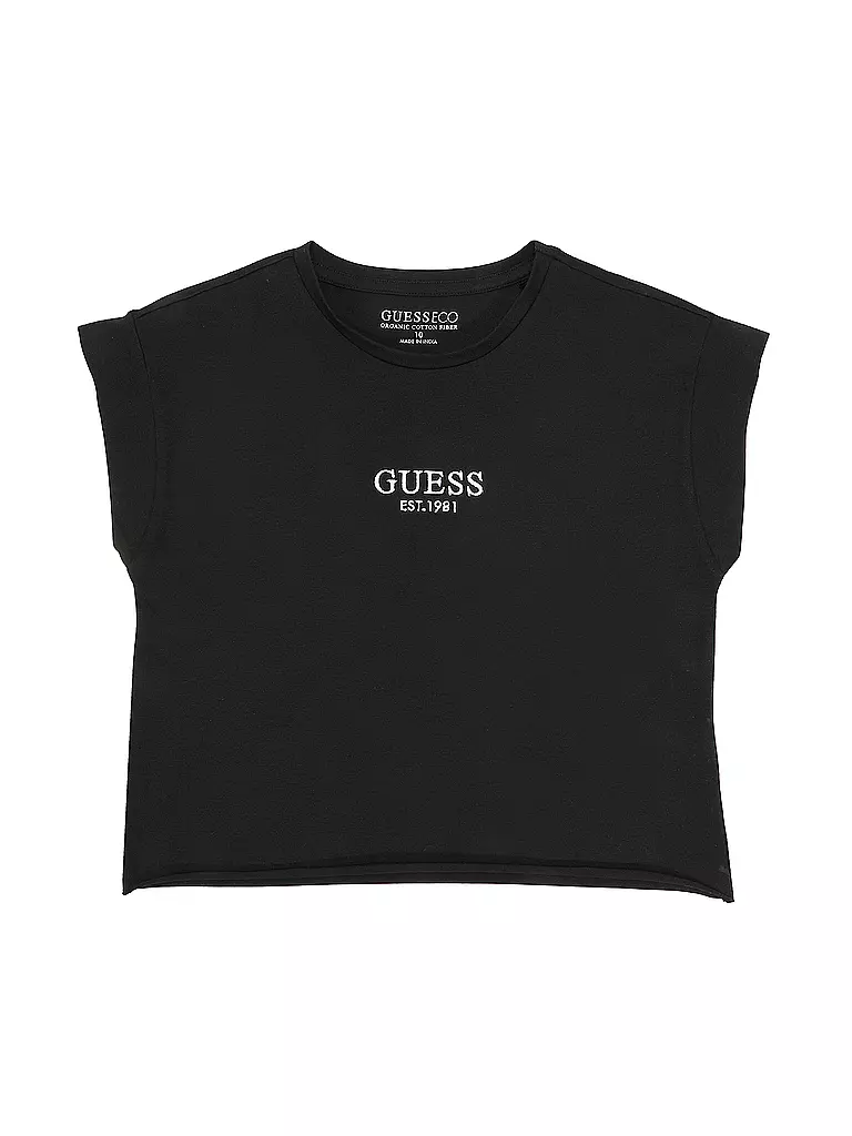 GUESS | Mädchen T-Shirt  | schwarz