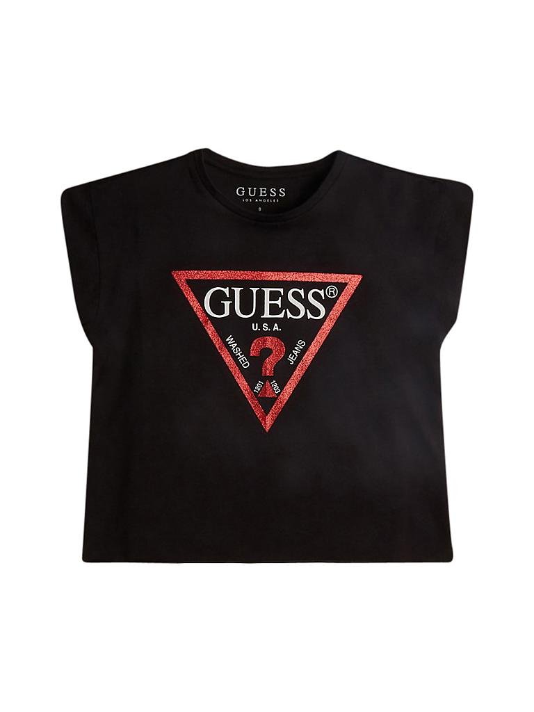 GUESS | Mädchen T-Shirt Cropped Fit | schwarz
