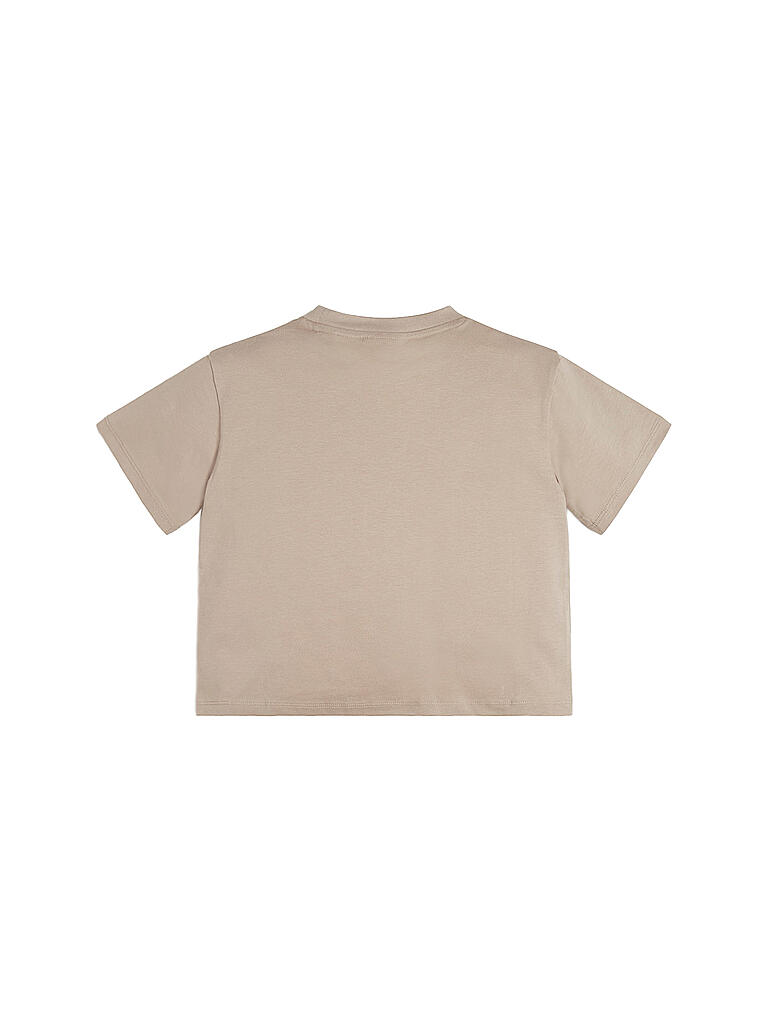 GUESS | Mädchen T-Shirt Cropped Fit | beige