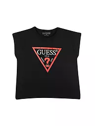 GUESS | Mädchen T-Shirt  | schwarz