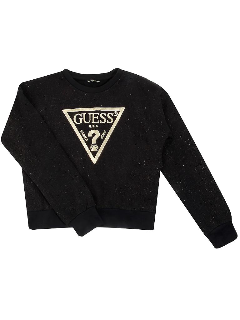 GUESS | Mädchen-Sweater | schwarz