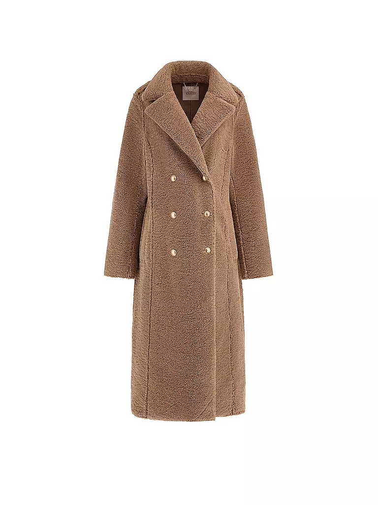 GUESS | Mantel in Felloptik LAILA | Braun