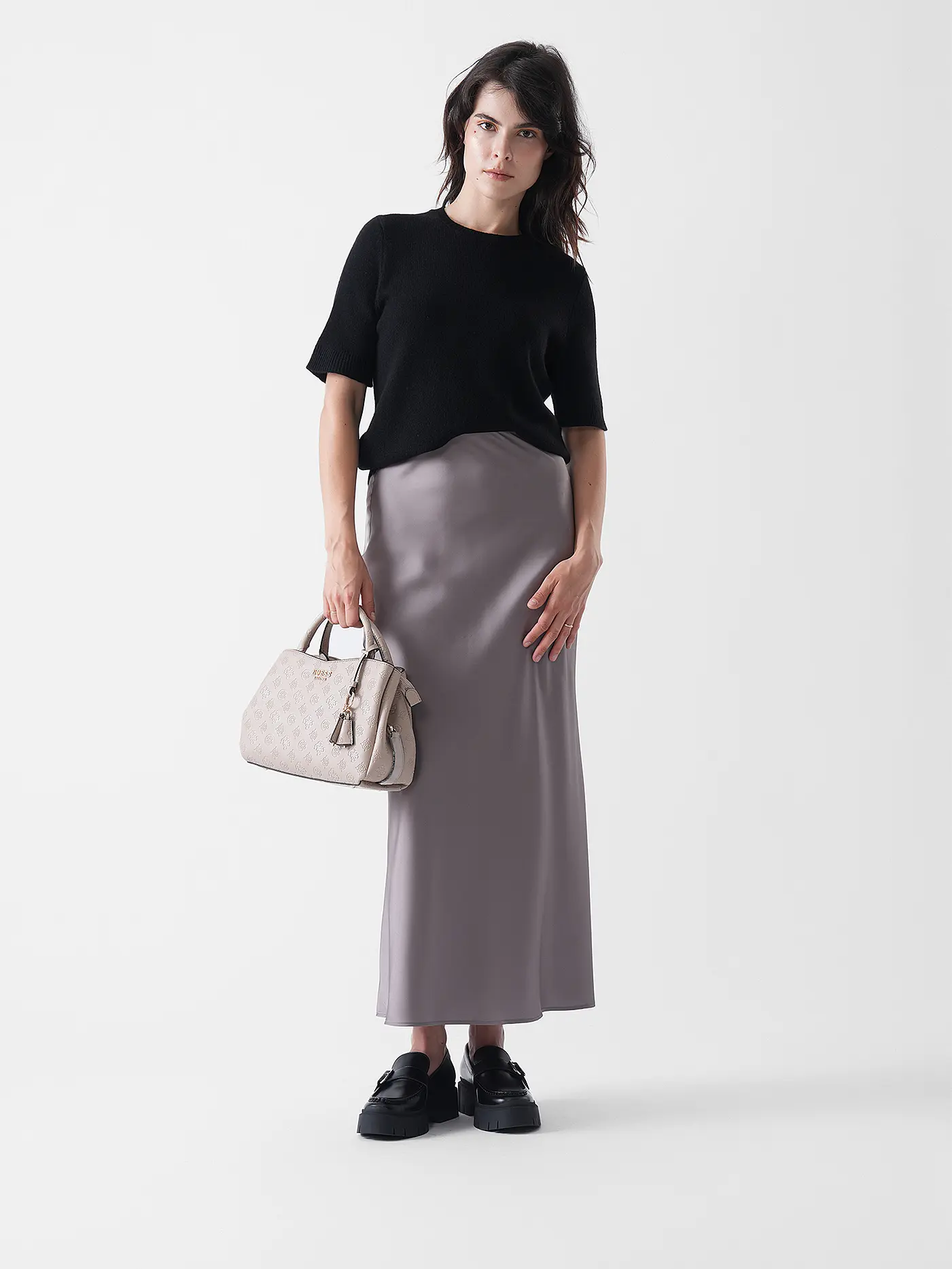 GUESS | Maxirock SIBILLA | hellbraun