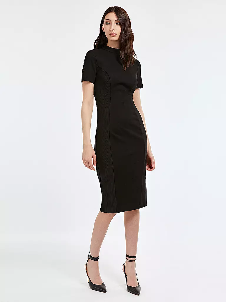 GUESS | Midikleid Shaping Fit MILENA | schwarz