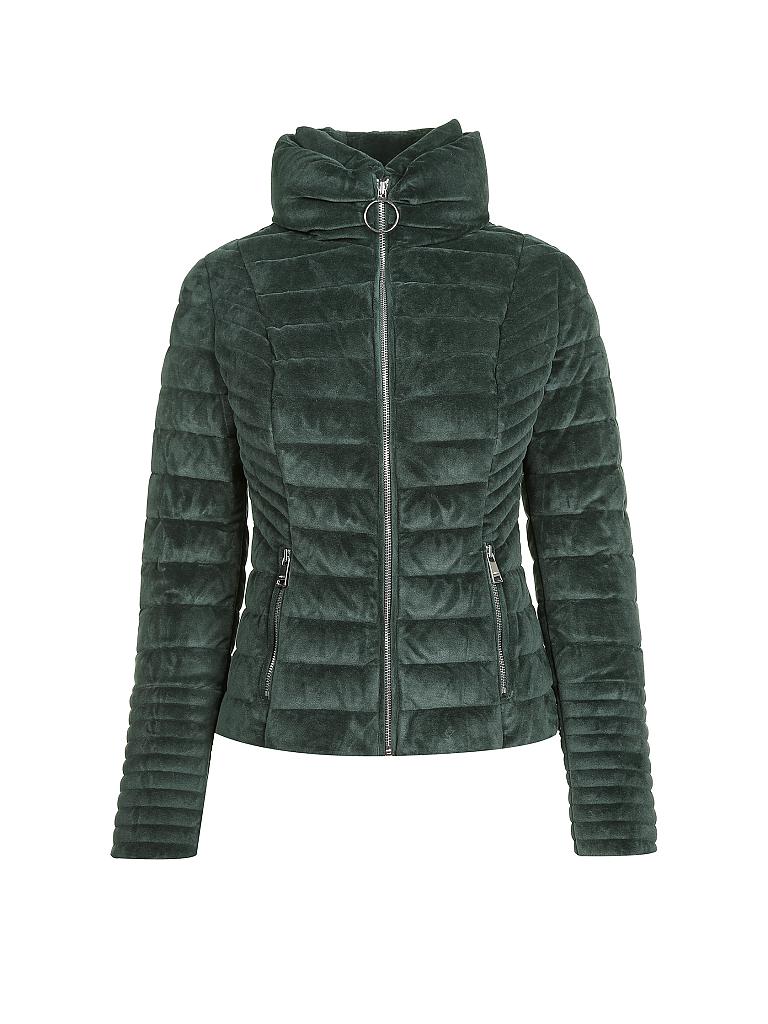 GUESS | Samt-Steppjacke | grün