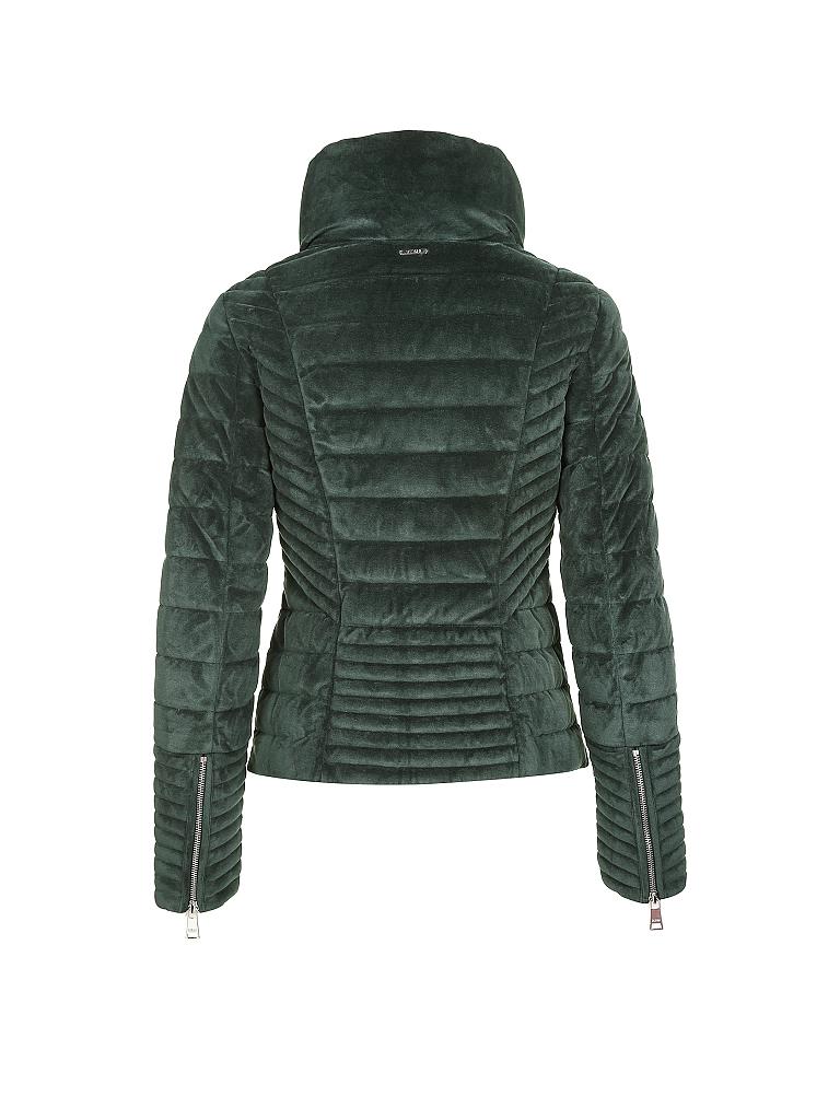 GUESS | Samt-Steppjacke | grün
