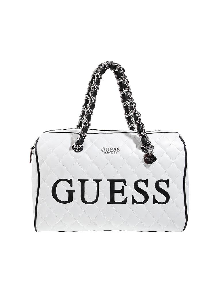 GUESS | Schultertasche "Sweet Candy" | weiß
