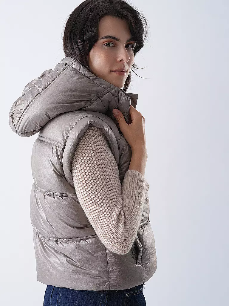 GUESS | Steppgilet | hellbraun
