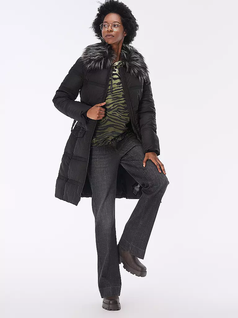 GUESS | Steppmantel | schwarz