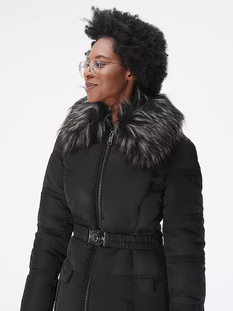 GUESS | Steppmantel | schwarz