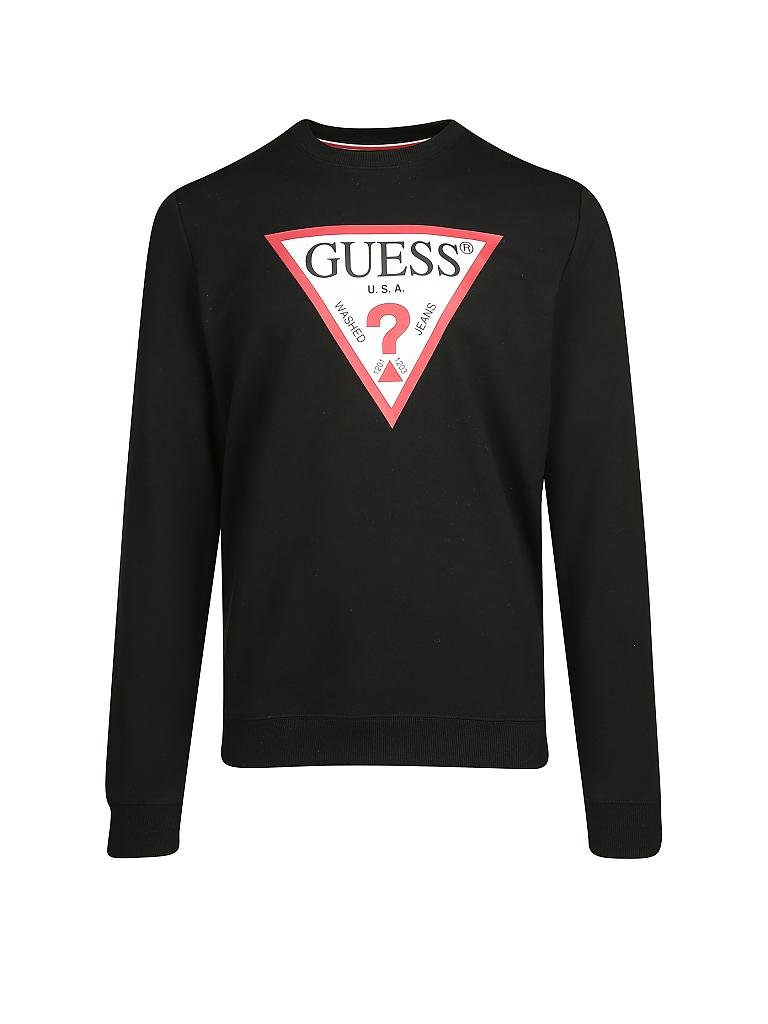 GUESS | Sweater | schwarz
