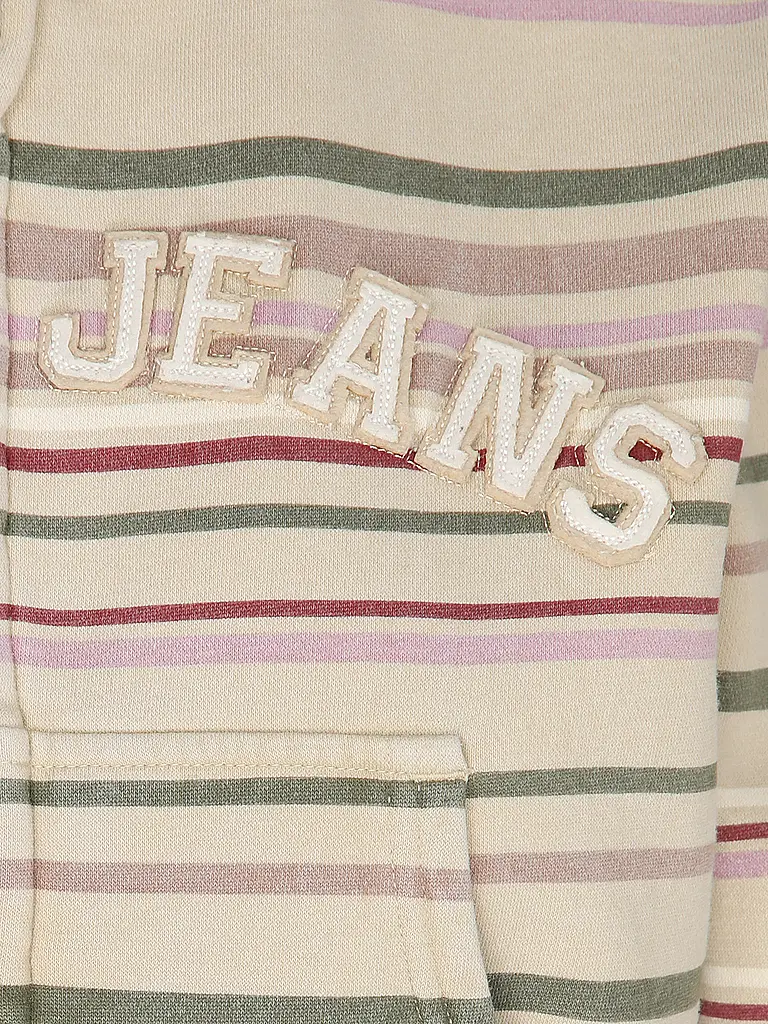 GUESS | Sweatjacke Cropped Fit | beige