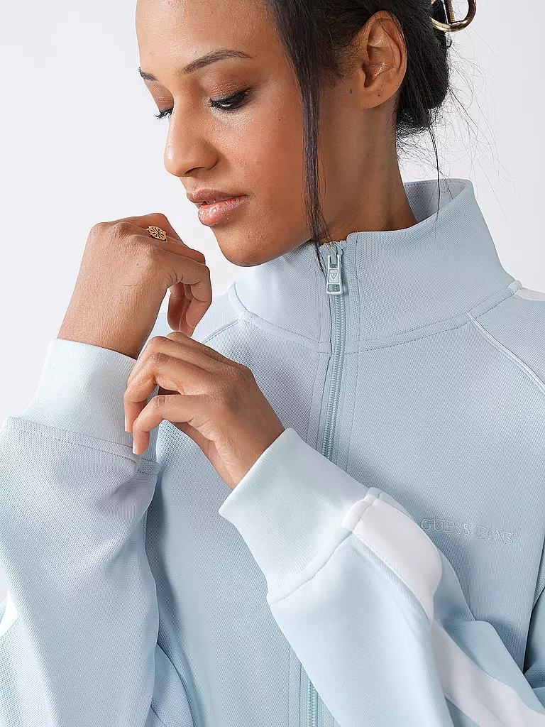 GUESS | Sweatjacke | hellblau