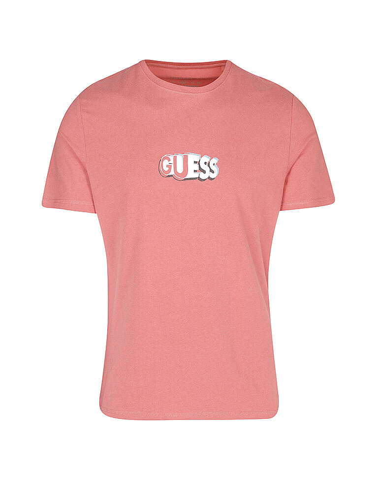 GUESS | T Shirt Treedy Slim Fit | pink