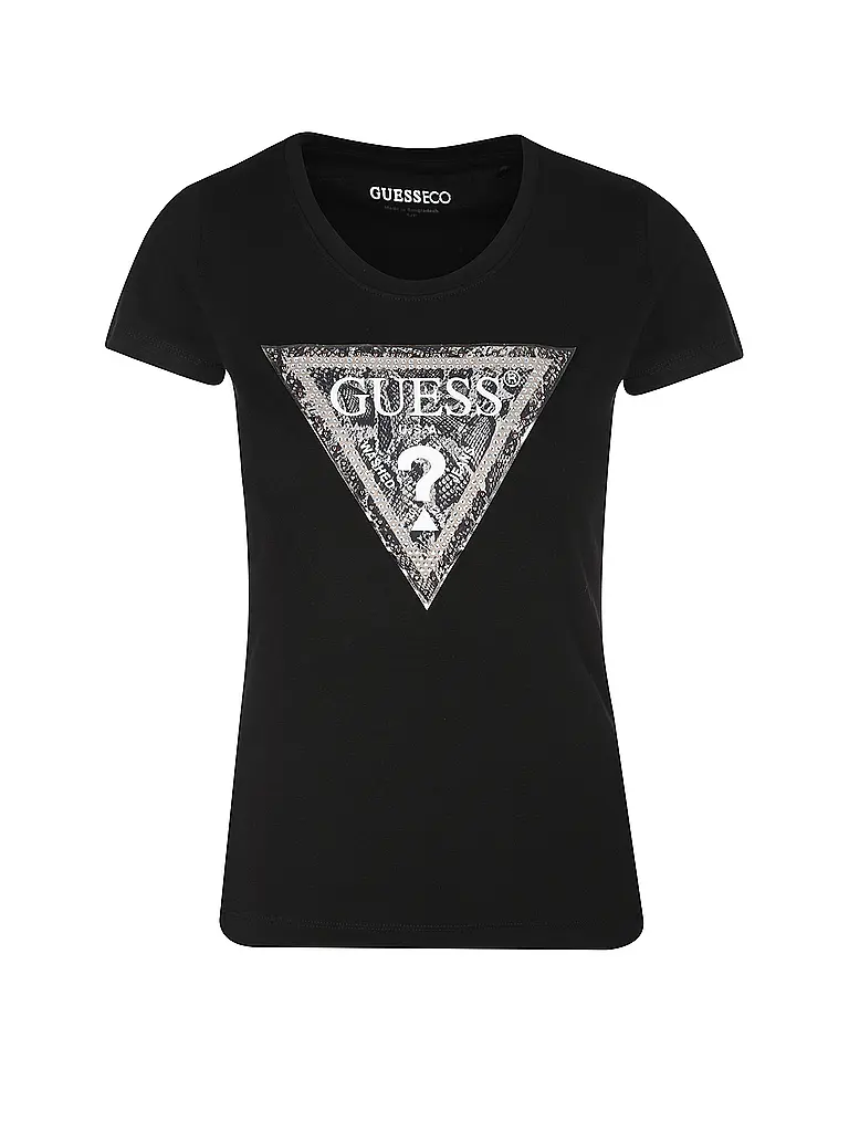 GUESS | T-Shirt  | schwarz