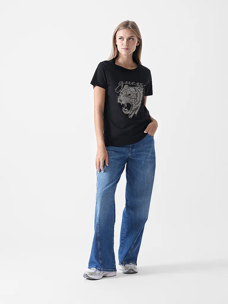 GUESS | T-Shirt  | schwarz