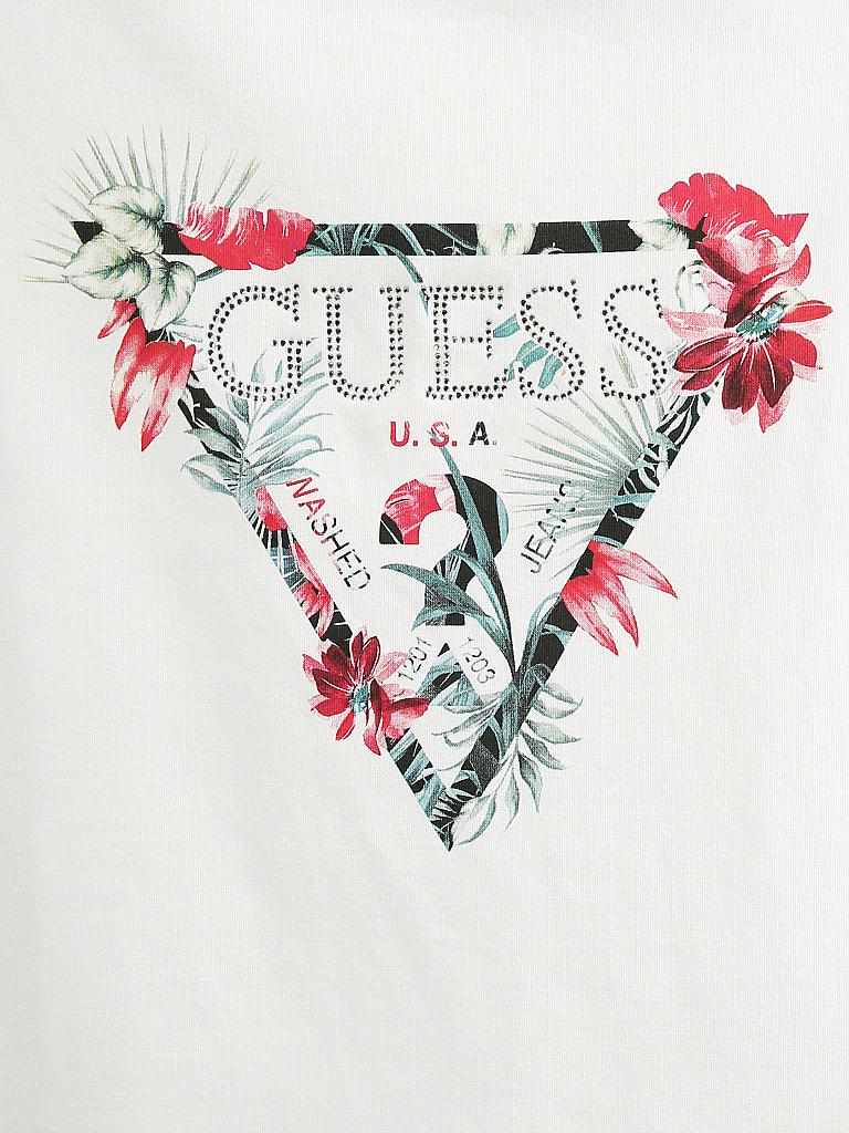 GUESS | T-Shirt  | weiß