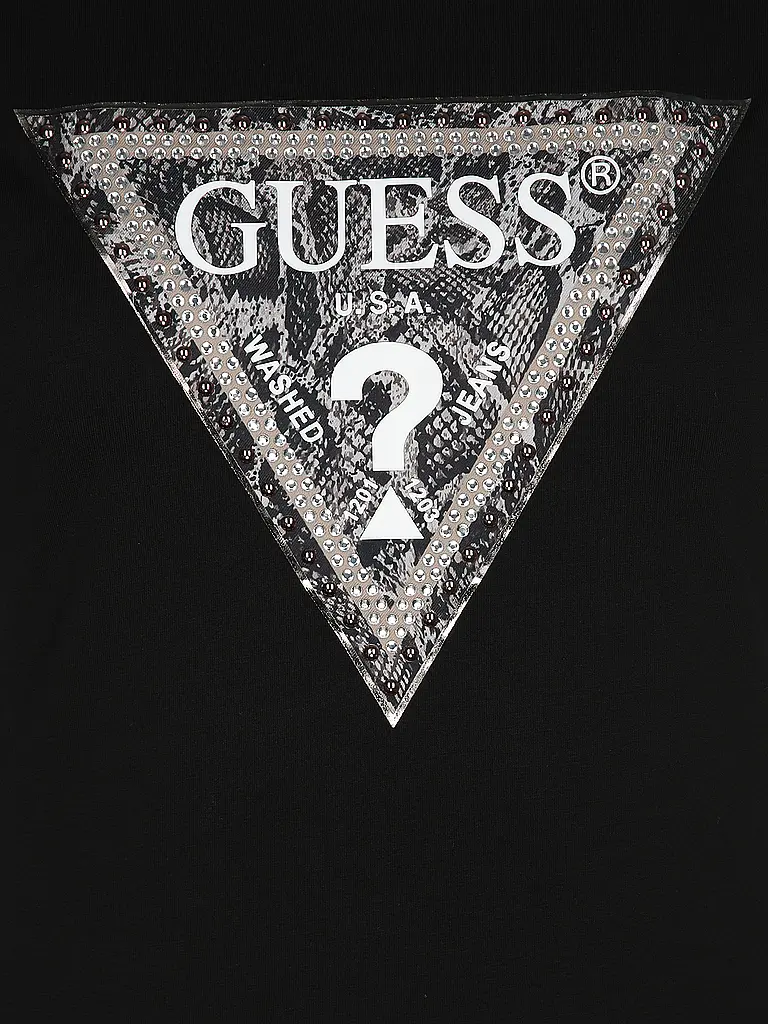 GUESS | T-Shirt  | schwarz