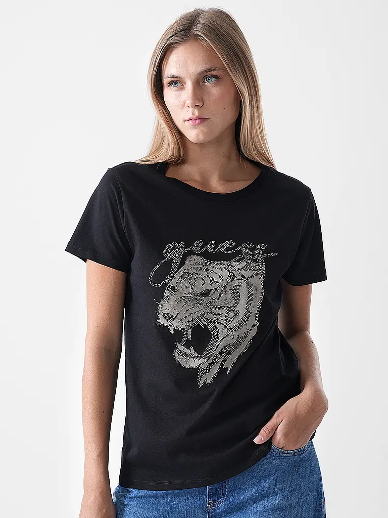 GUESS | T-Shirt  | schwarz