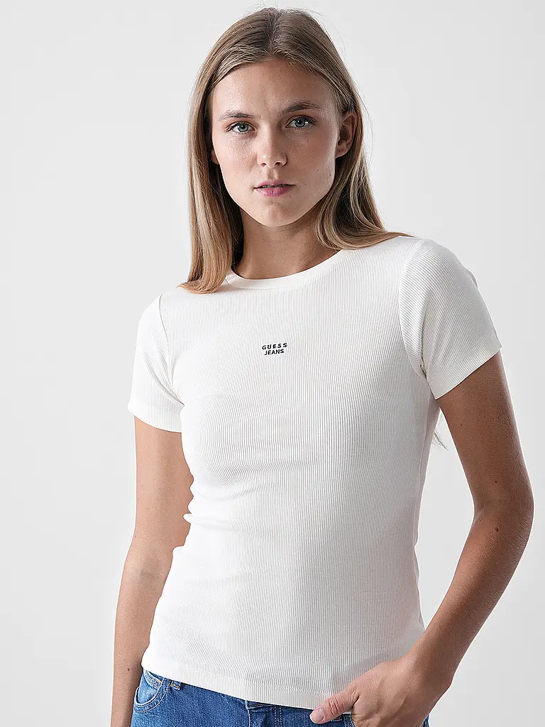 GUESS | T-Shirt  | creme