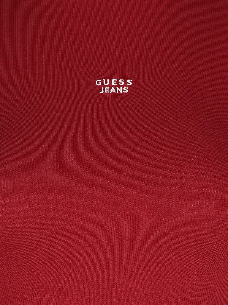 GUESS | T-Shirt  | dunkelrot