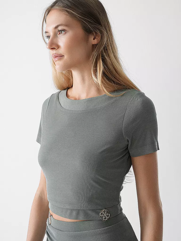 GUESS | T-Shirt PRISCA JEWEL | grau