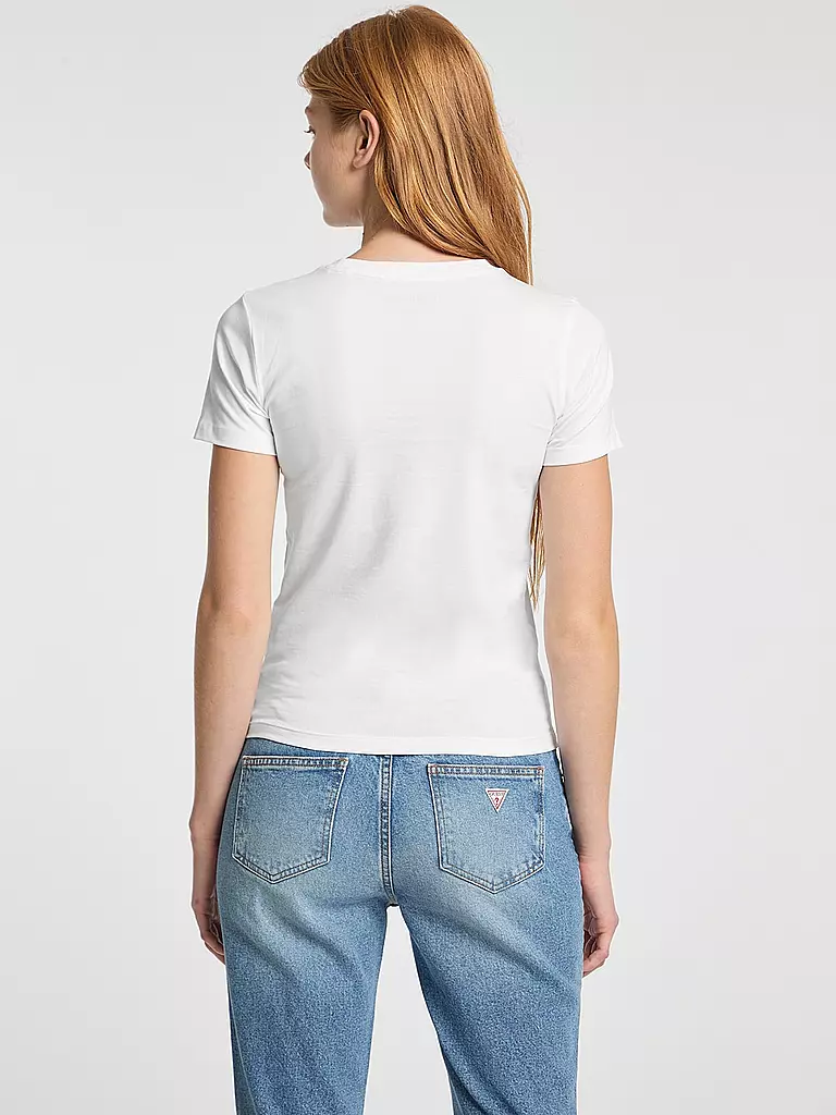 GUESS | T-Shirt Slim Fit | weiss