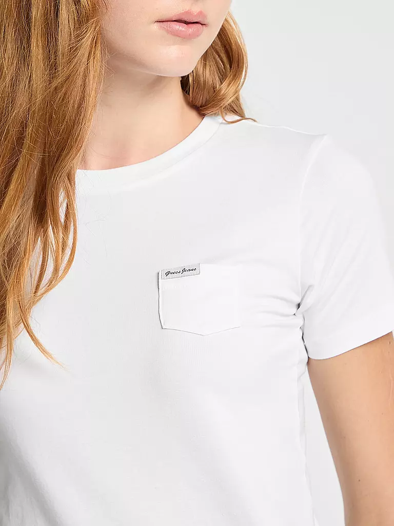GUESS | T-Shirt Slim Fit | weiss
