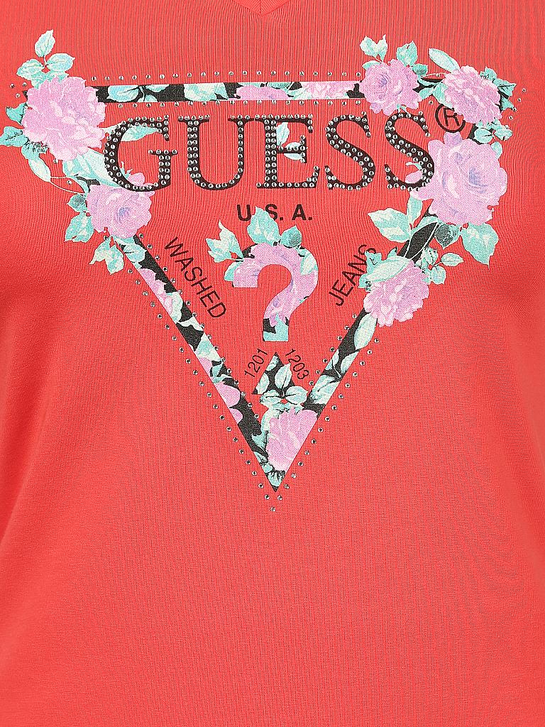 GUESS | T-Shirt | rot