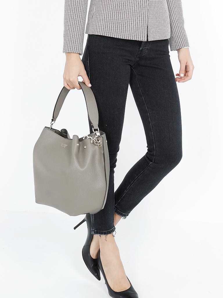 GUESS | Tasche - Hobo "Digital" | grau