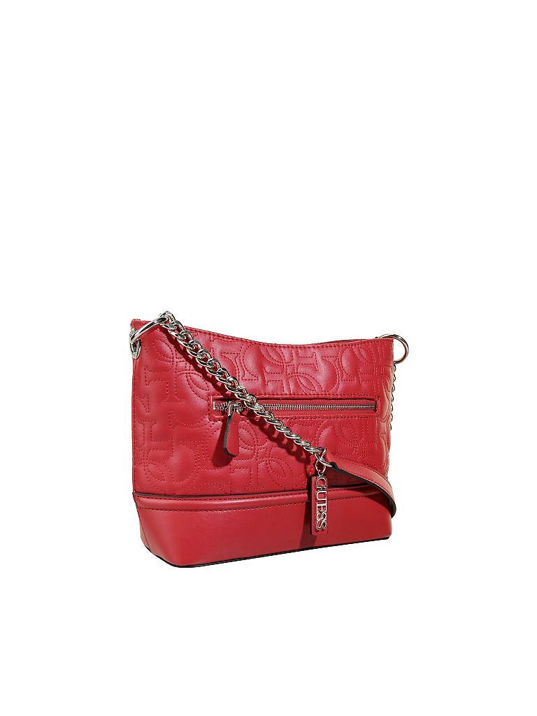 GUESS | Tasche - Hobo "New Wave" S | rot