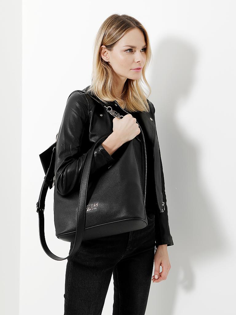 GUESS | Tasche - Hobo "Tara" | schwarz