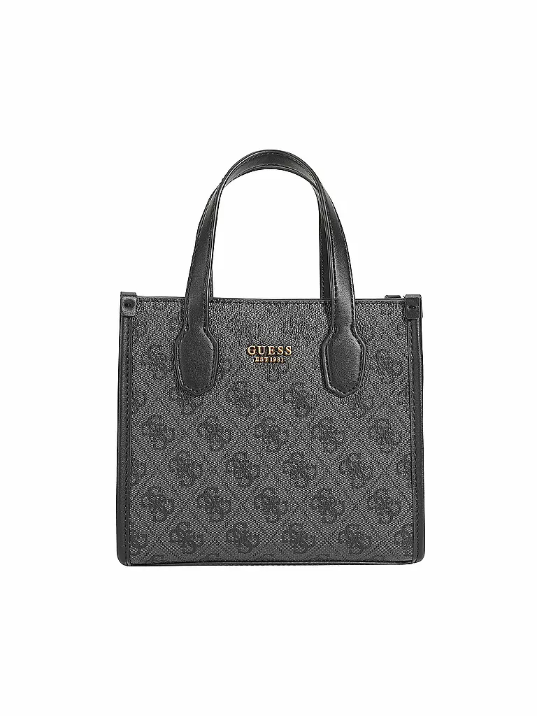 GUESS | Tasche - Mini Tote Bag SILVANA  | schwarz