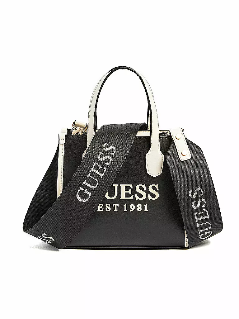 GUESS | Tasche - Mini Tote Bag SILVANA  | schwarz