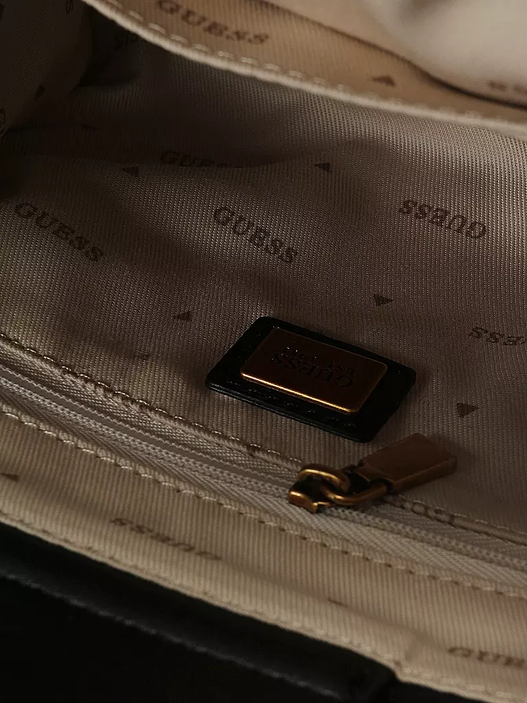 GUESS | Tasche - Mini Tote Bag SILVANA  | schwarz