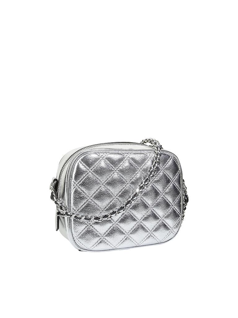 GUESS | Tasche - Minibag "Cessily" | silber