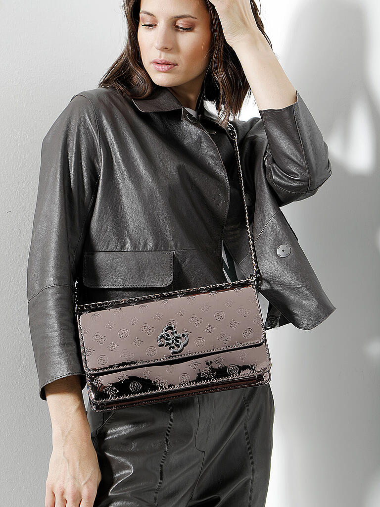 GUESS | Tasche - Umhängetasche " Luna " | silber